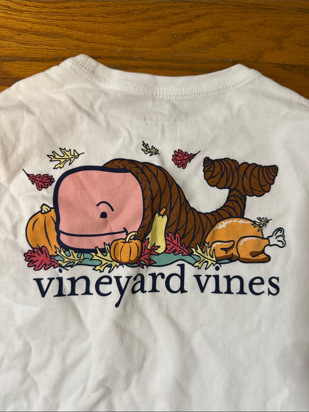 Vineyard Vines White Long Sleeve Pocket  Tee and Navy Long Sleeve Pocket Tee - Picture 6 of 8